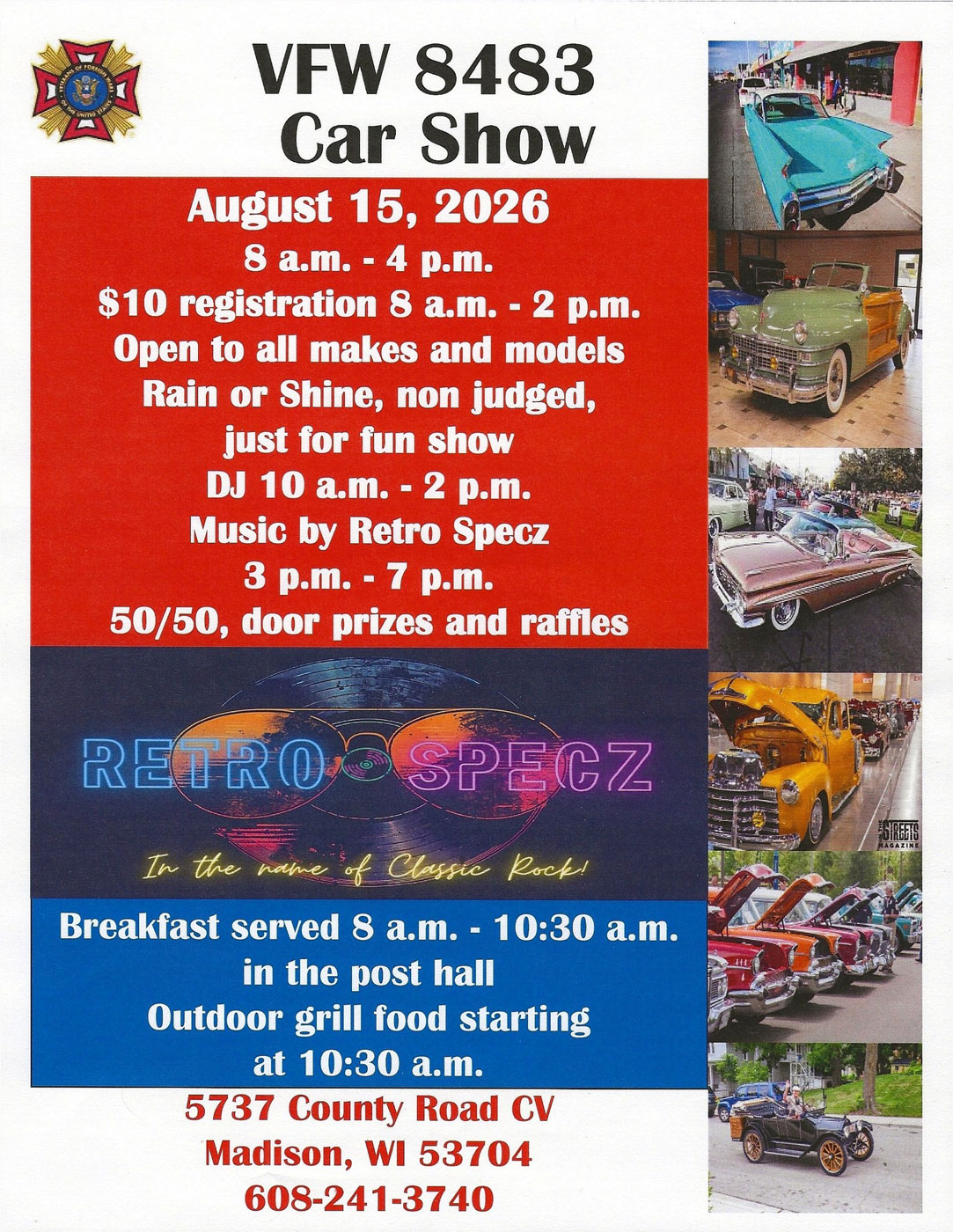 VFW 8483 Car Show Madison