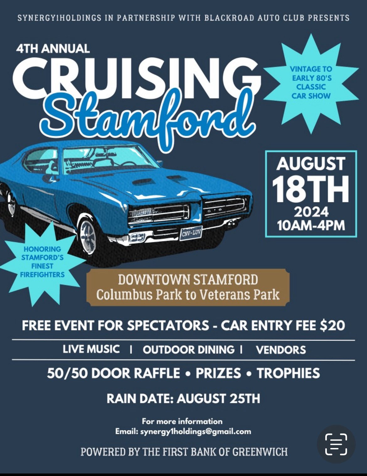 Cruising Stamford Classic Car Show