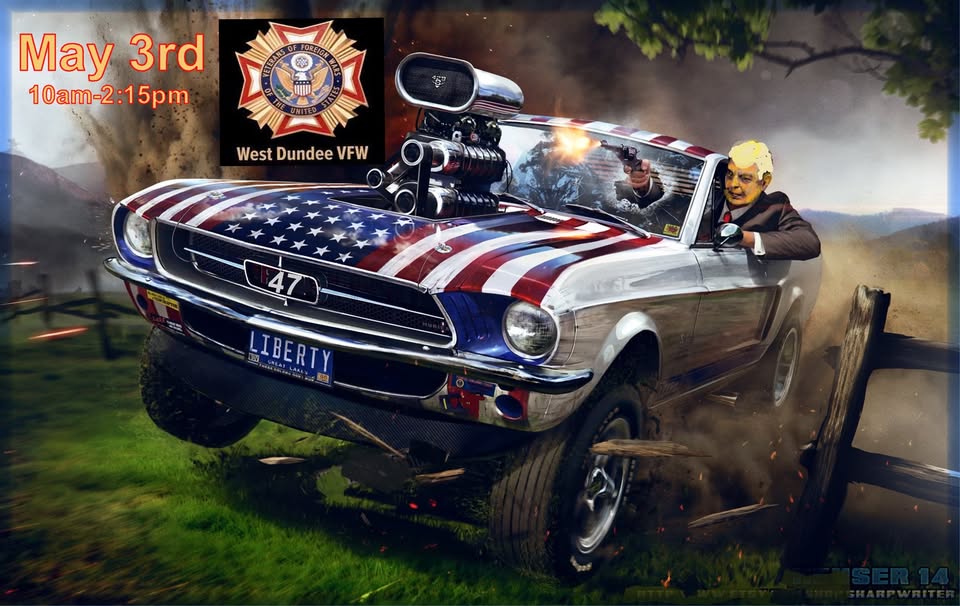 6th Annual Wild Horses Car Show at VFW West Dundee