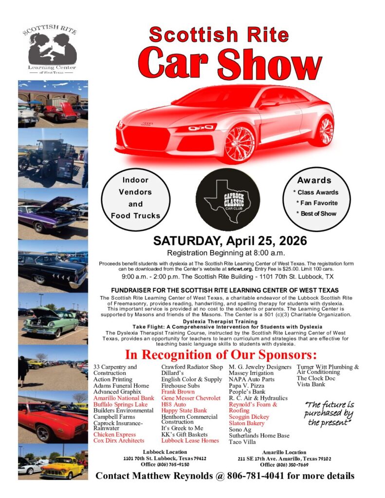 Lubbock Scottish Rite Car Show