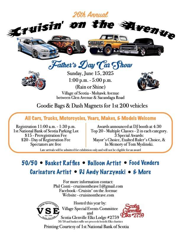 26th Annual Cruisin' On The Avenue Father's Day Car Show