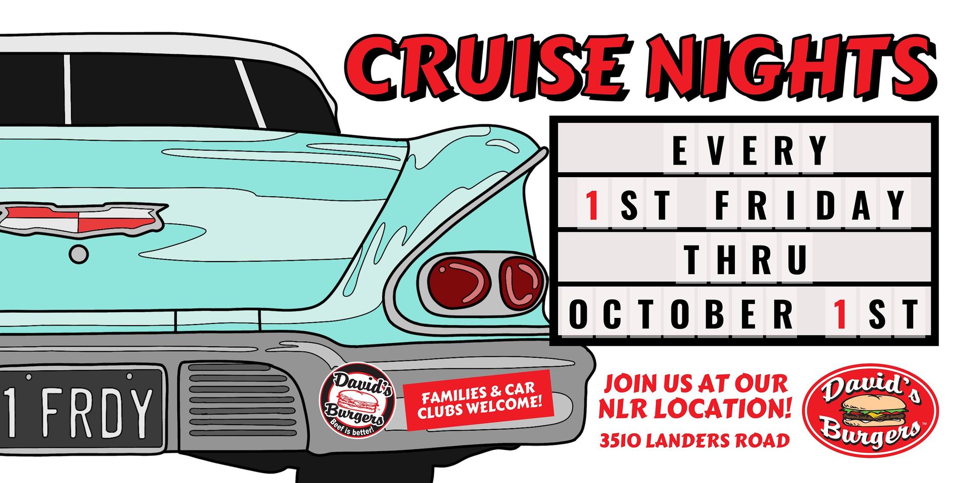 Cruise Night At Davids Burgers