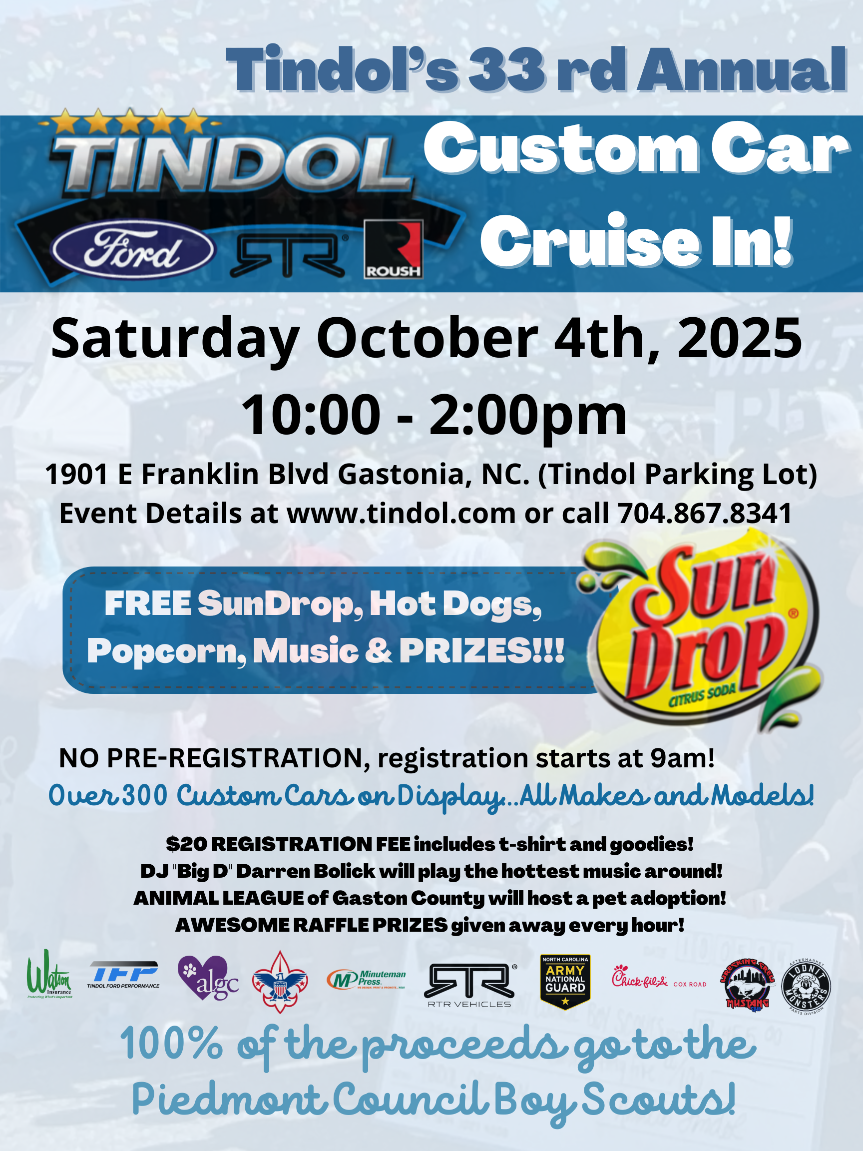 Tindol Ford Annual Custom Car Cruise-In