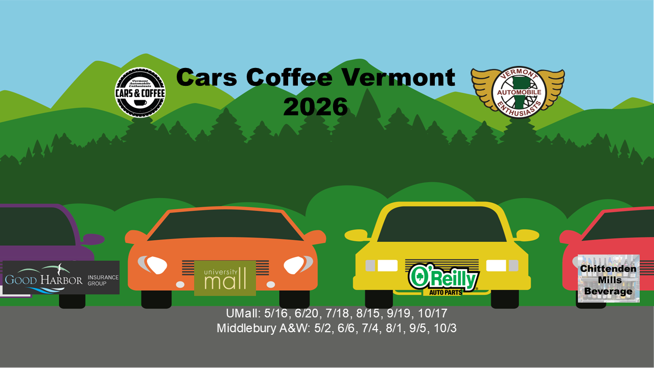 Cars And Coffee Vermont