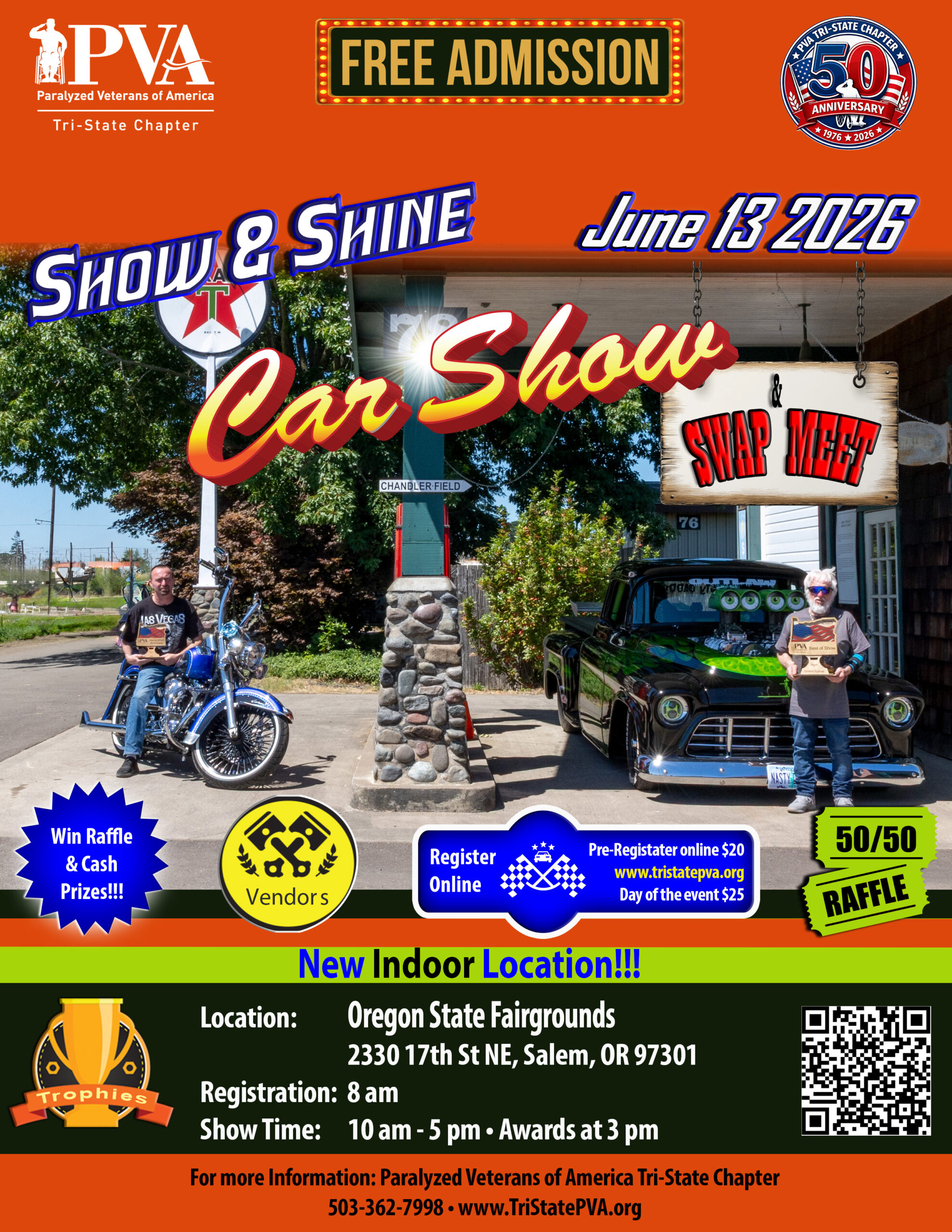 Show and Shine Car Show - PVA Tri-State
