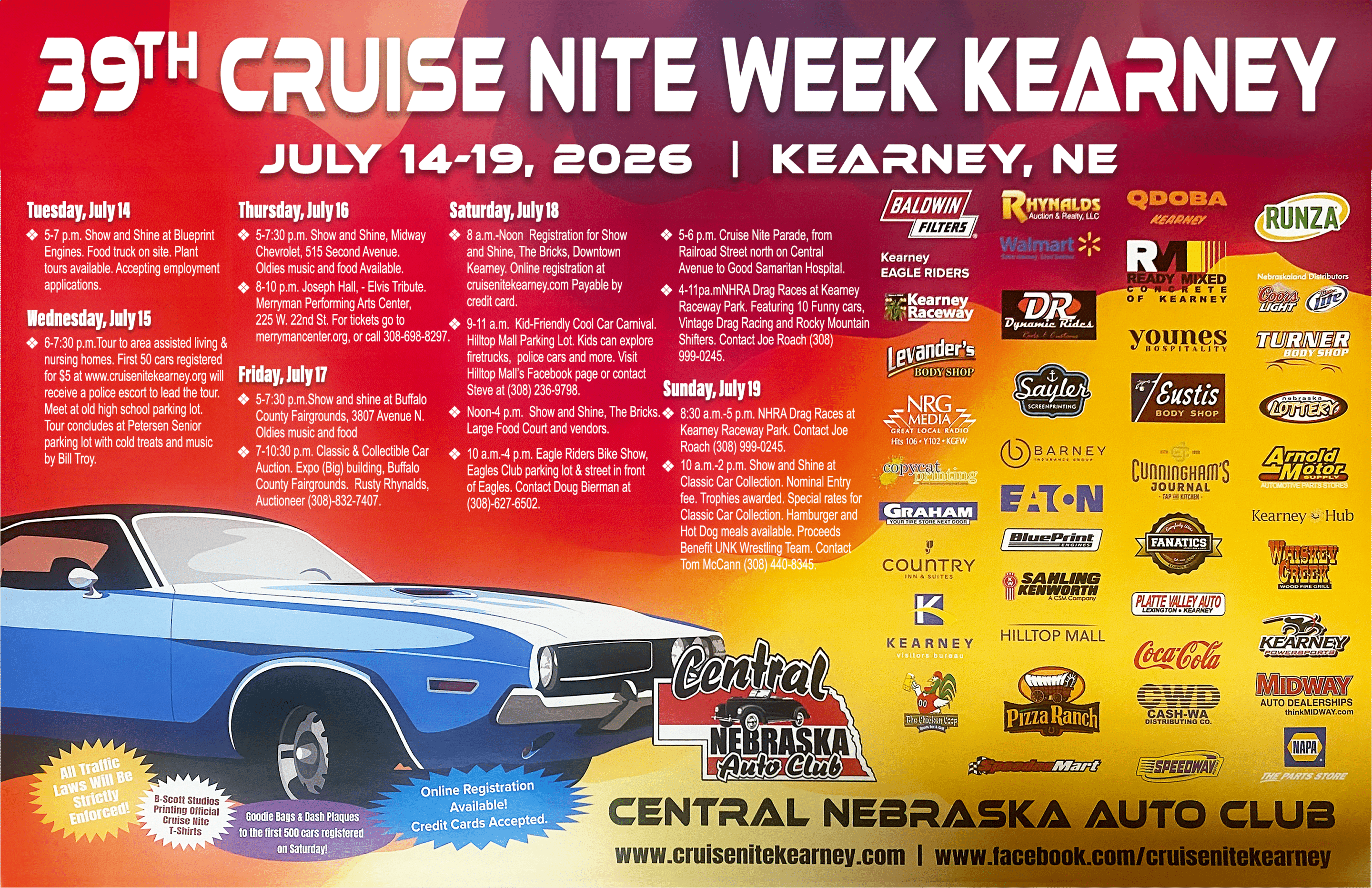 Kearney Cruise Nite NHRA Drag Races