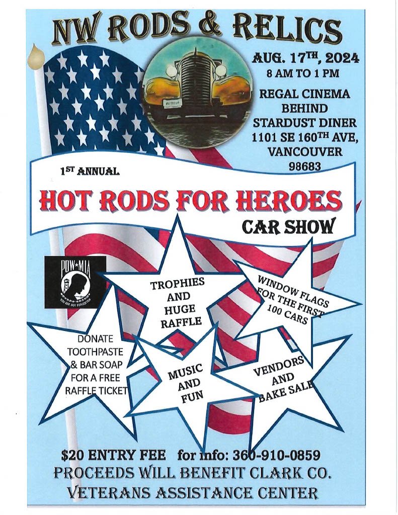 Hot Rods for Heroes Car Show