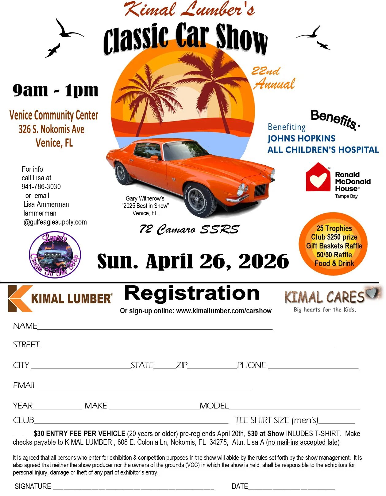 Kimal Lumber Car Show