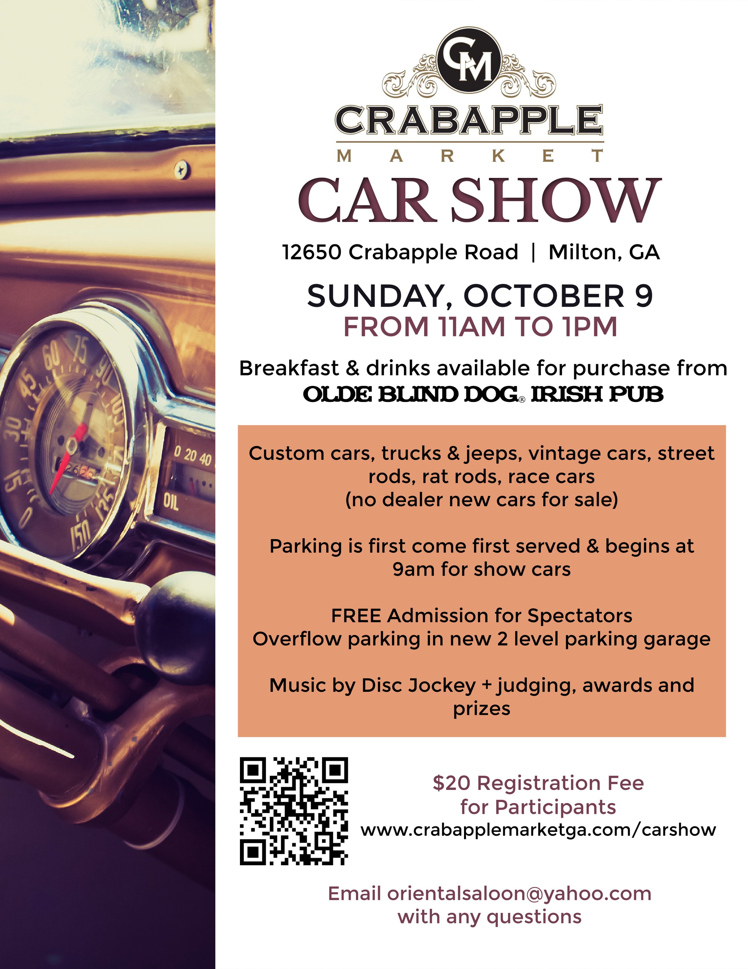 Crabapple Market Car Show Milton