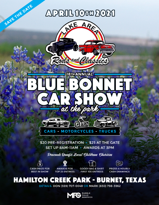 LARC Bluebonnet Car Show