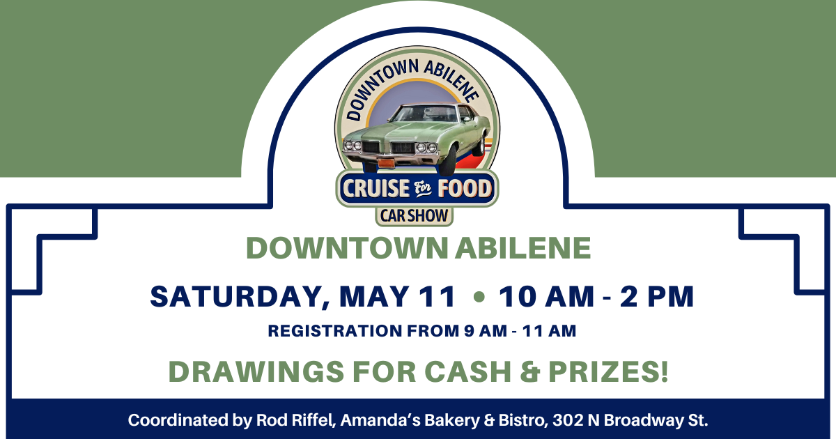 Downtown Abilene Cruise for Food Car Show