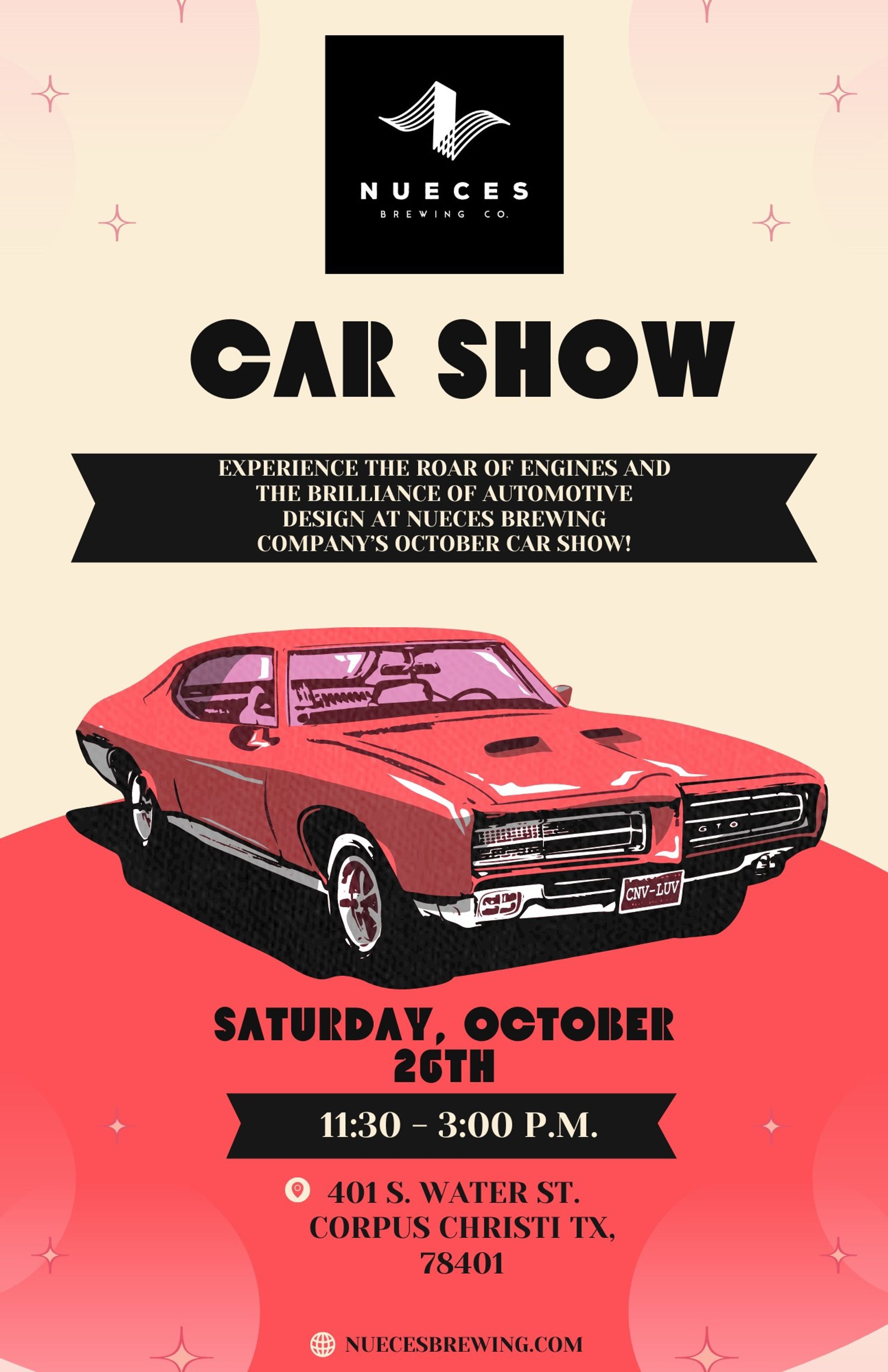 Nueces Brewing and Barbecuing Car Show