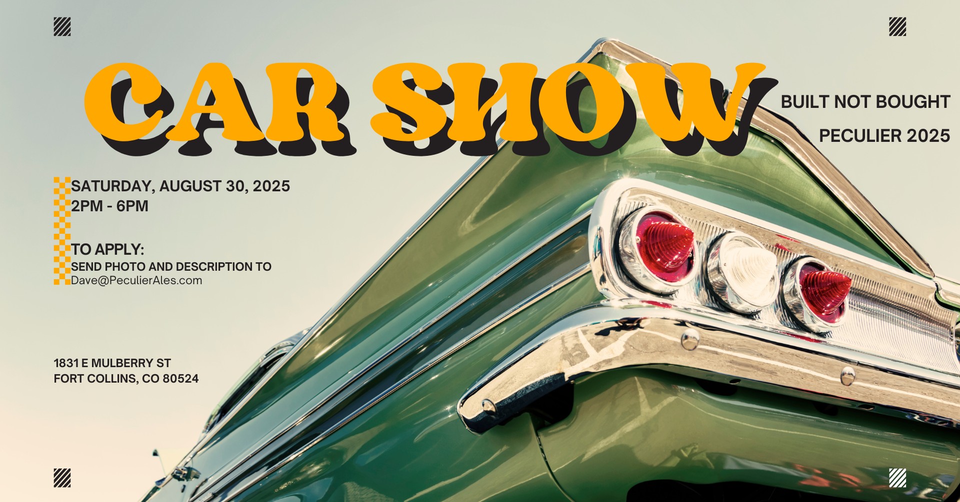 Built Not Bought Car Show