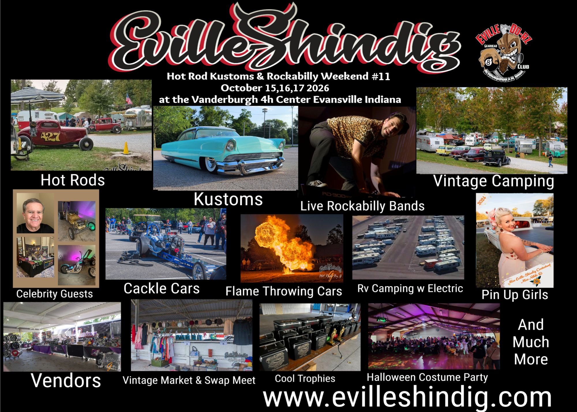 Eville Shindig Hot Rod Kustoms and Rockabilly Weekend