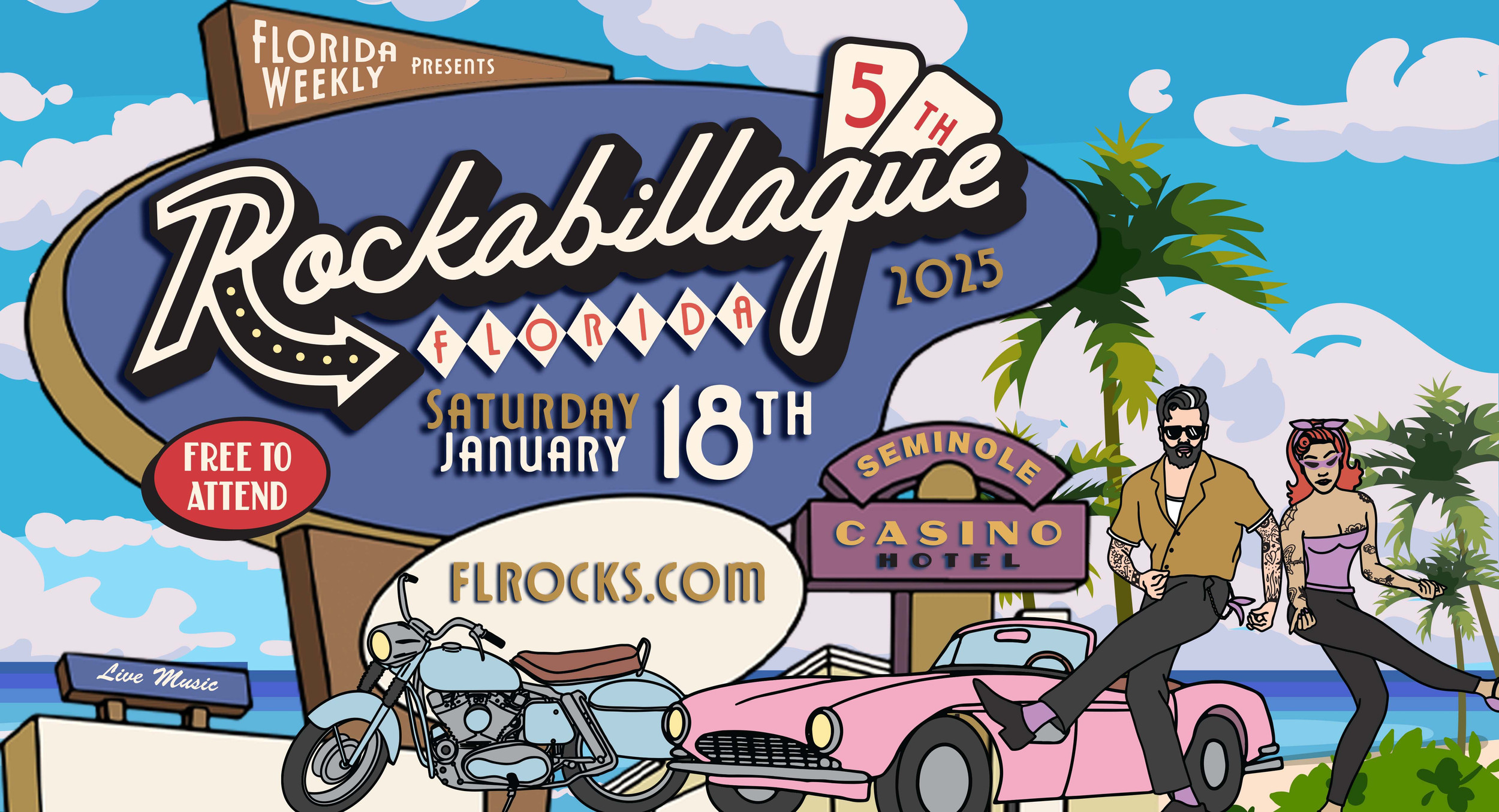 Rockabillaque Charleston Classic Car and Vintage Bike Show
