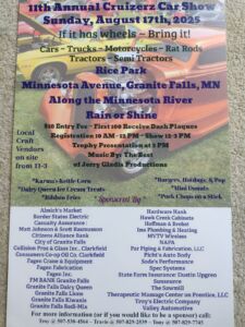 11th Annual Cruizerz Car Show-Granite Falls