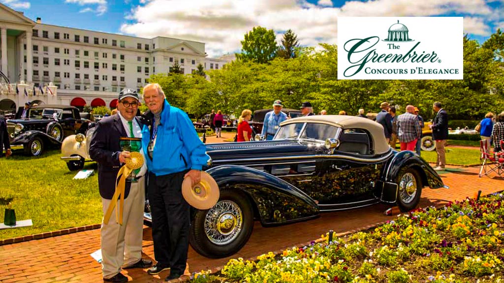 The Greenbrier Concours d'Elegance Showcases Classic Cars at Legendary Resort (May 1-3, 2026)