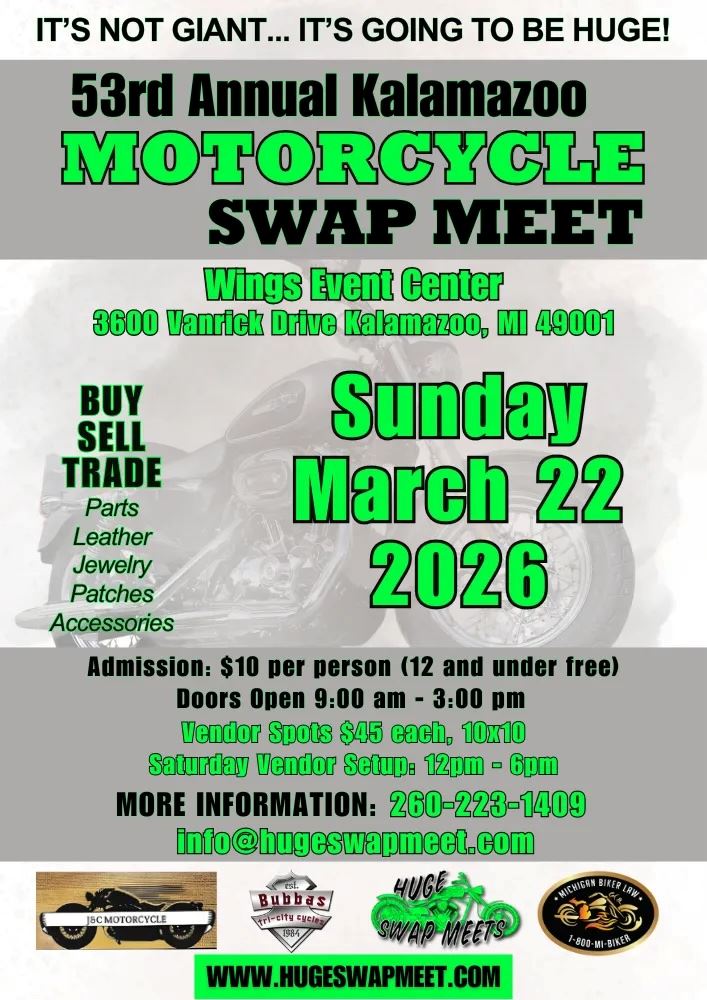 Motorcycle Swap Meet at Wings Event Center