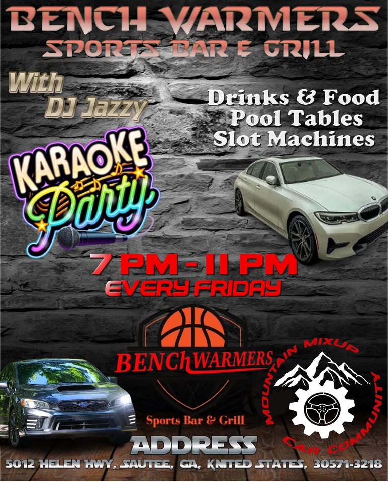 Benchwarmers X Mmcc Cars and Karaoke