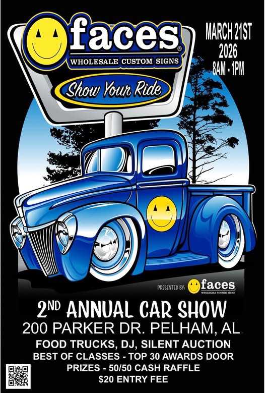 Faces Wholesale Custom Signs 2nd Annual Car Show