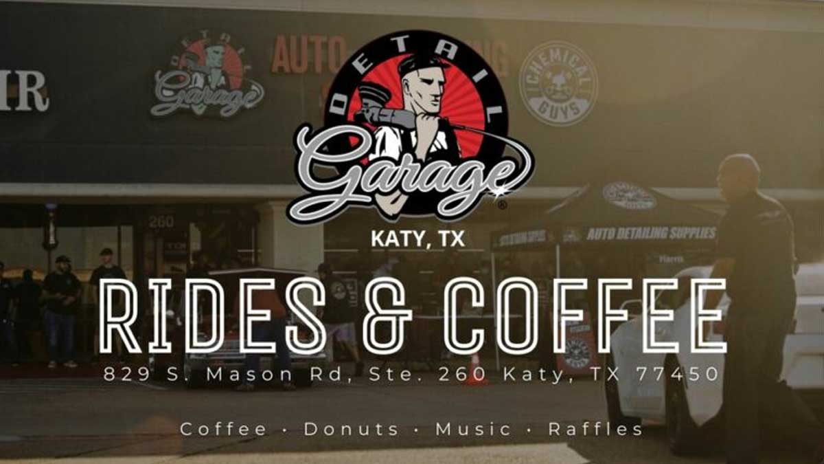 Rides and Coffee at Detail Garage in Katy
