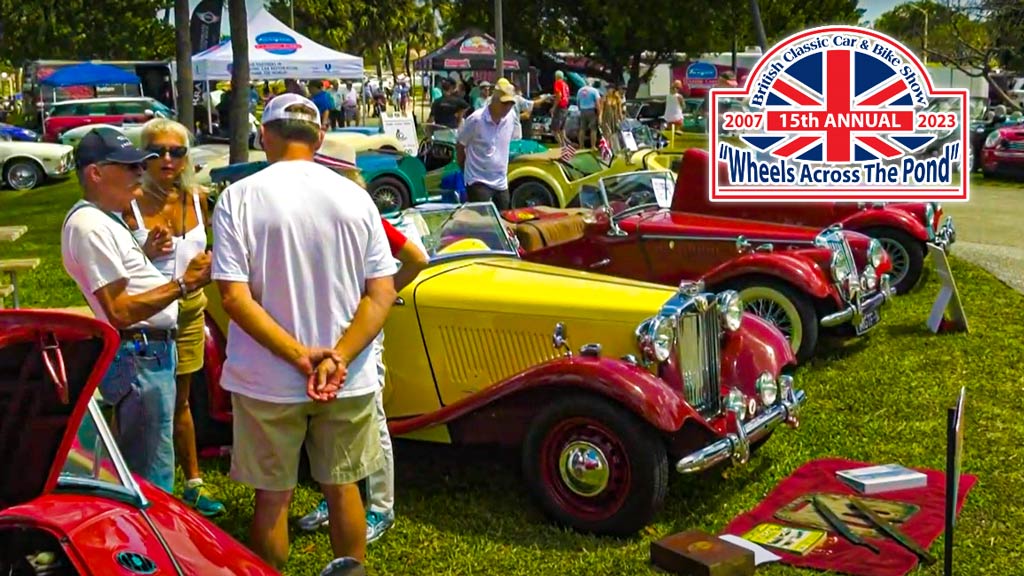 Wheels Across The Pond Car Show Celebrates 18th Anniversary In Jupiter Florida April 4th, 2026