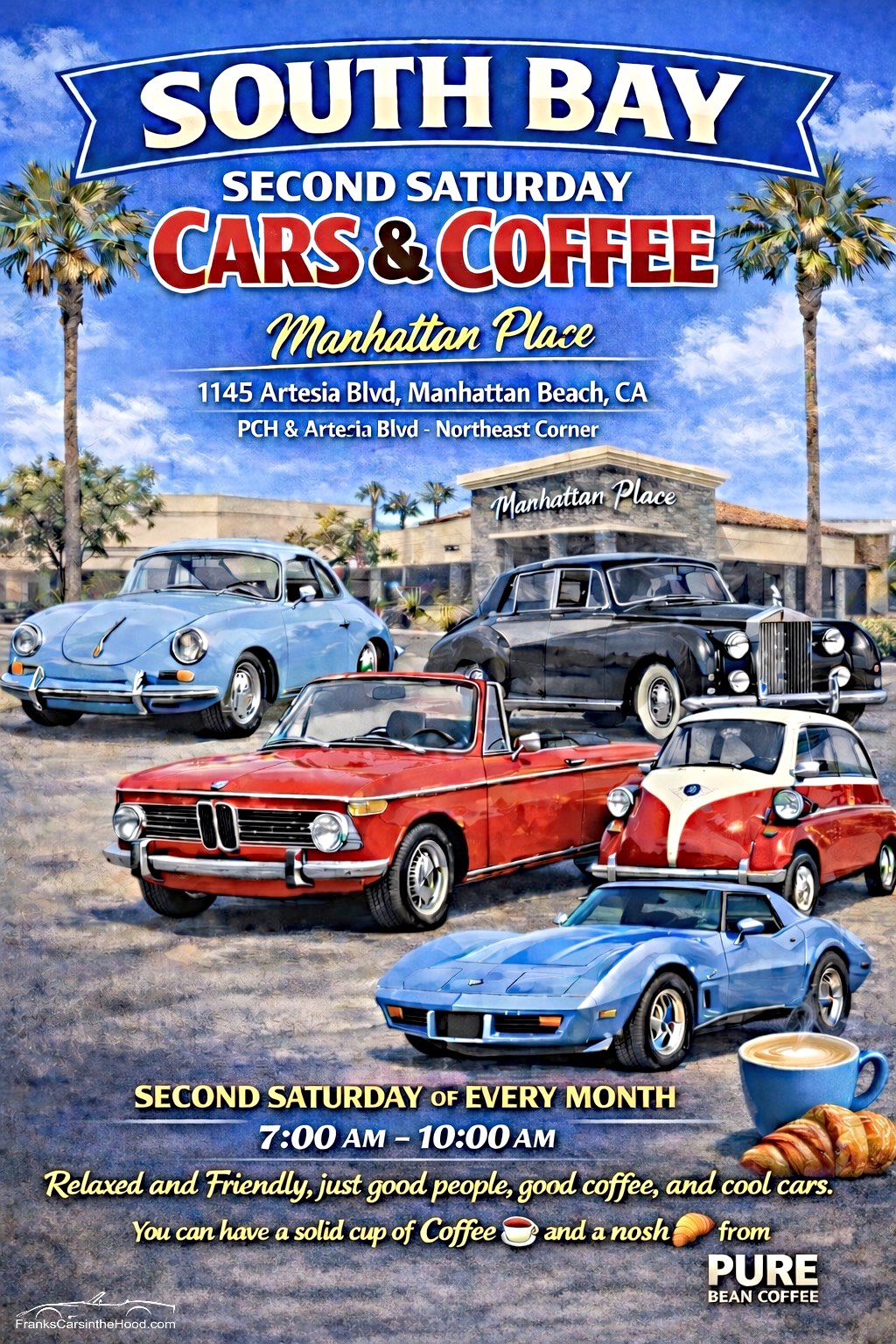 South Bay Second Saturday Cars and Coffee