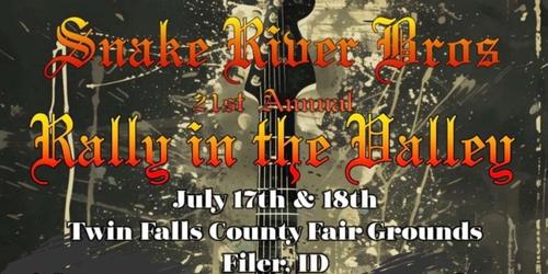 Snake River Bros 21st Annual Rally in the Valley 2026