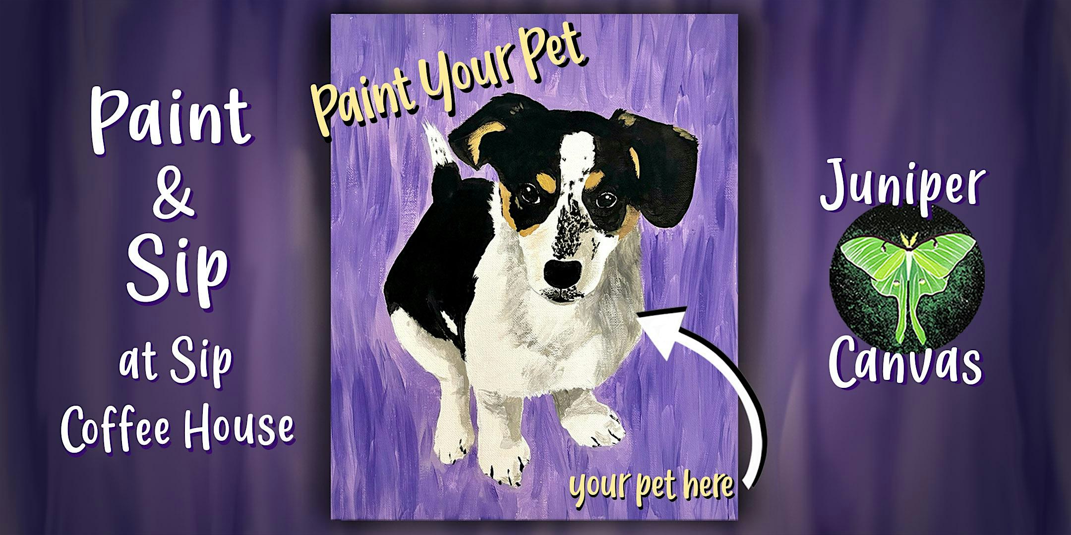 Paint & Sip at Sip Coffee House 2 in Highland: Paint Your Pet