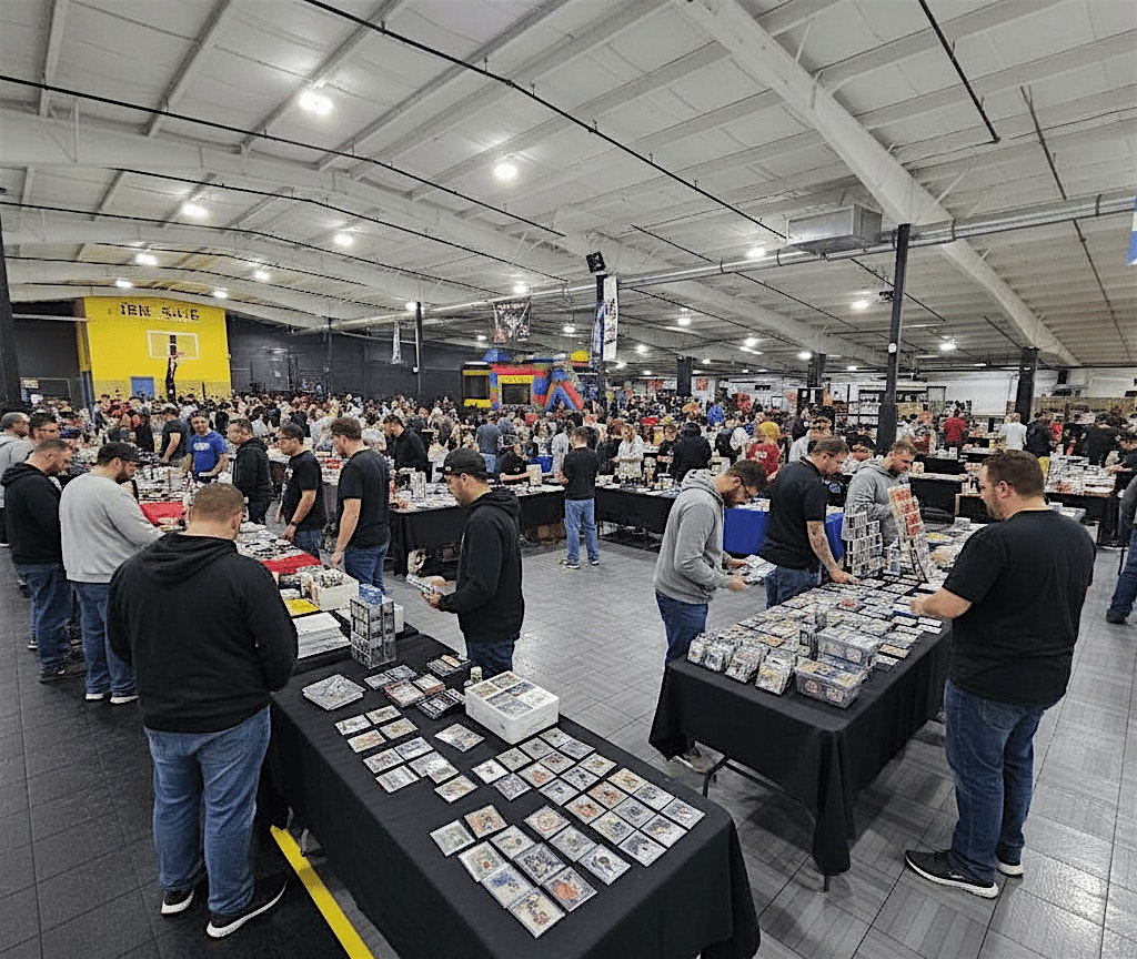 Card Show + Bounce Houses + BBQ