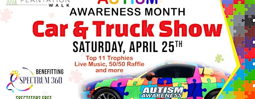 Plantation Walk's 2nd Annual Autism Awareness Car & Truck Show