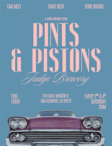 Pints & Pistons @ Judge Brewery