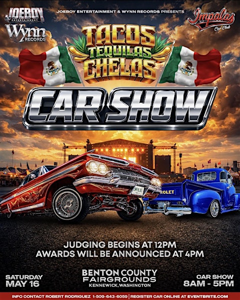 Tacos Tequila Chelas Car Show