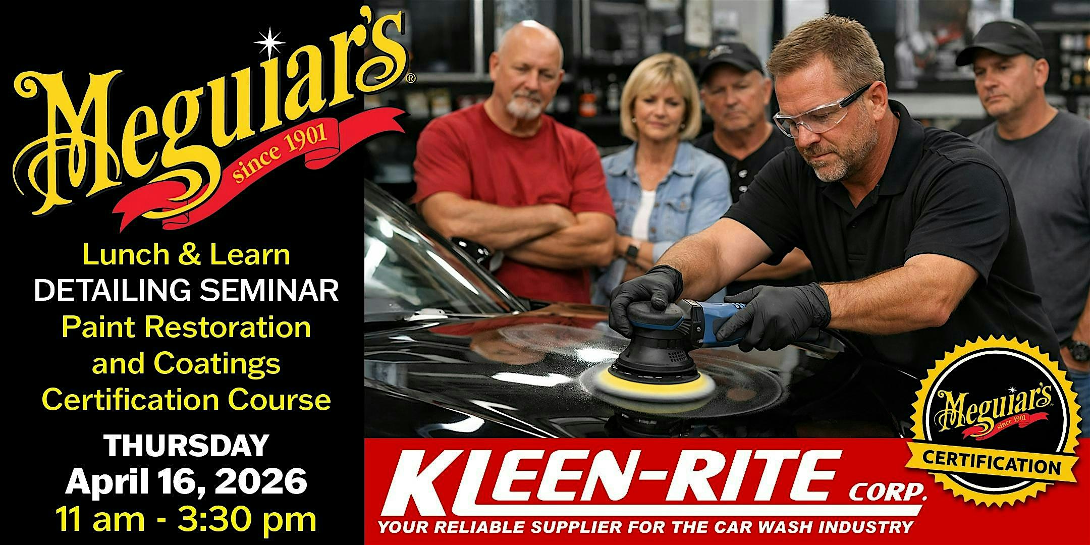 Meguiar's Certification Class Texas:  Paint Restoration and Coatings