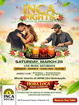 INCA NIGHTS Fiesta de Primavera at Inca Social Vienna