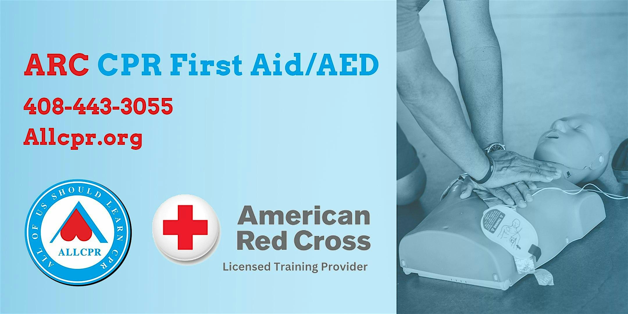 Red Cross Adult & Pediatric First Aid/CPR/AED class in Jacksonville 32202