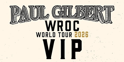 Paul Gilbert VIP Experience // McHenry, IL April 26