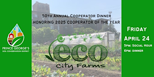 Prince George's Soil Conservation District Cooperator of the Year Dinner