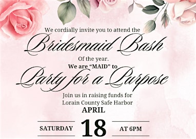 5th Annual ~Party For A Purpose ~  Ladies Night Out Event ~ Bridesmaid Bash