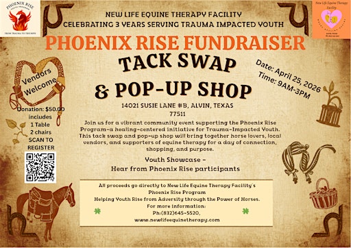 HORSE TACK "SWAP & POP-UP SHOP" FUNDRAISER