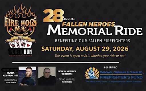 28 Th Annual Fallen Heroes Memorial Ride