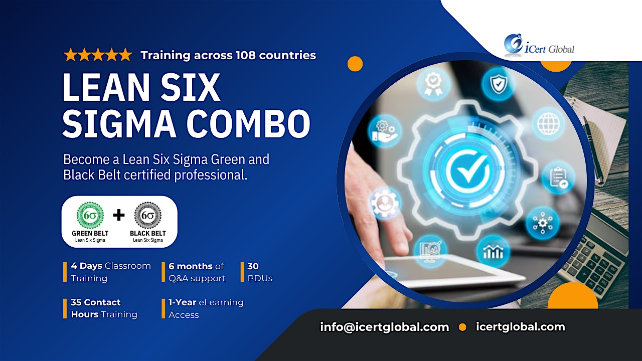 Lean Six Sigma Green & Black Belt Dual Certification in San Jacinto, CA