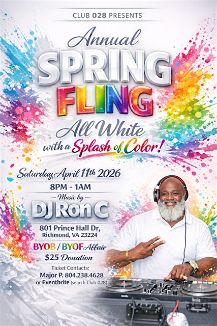 Club 028 Presents: Spring Fling... All White with a Splash of Color