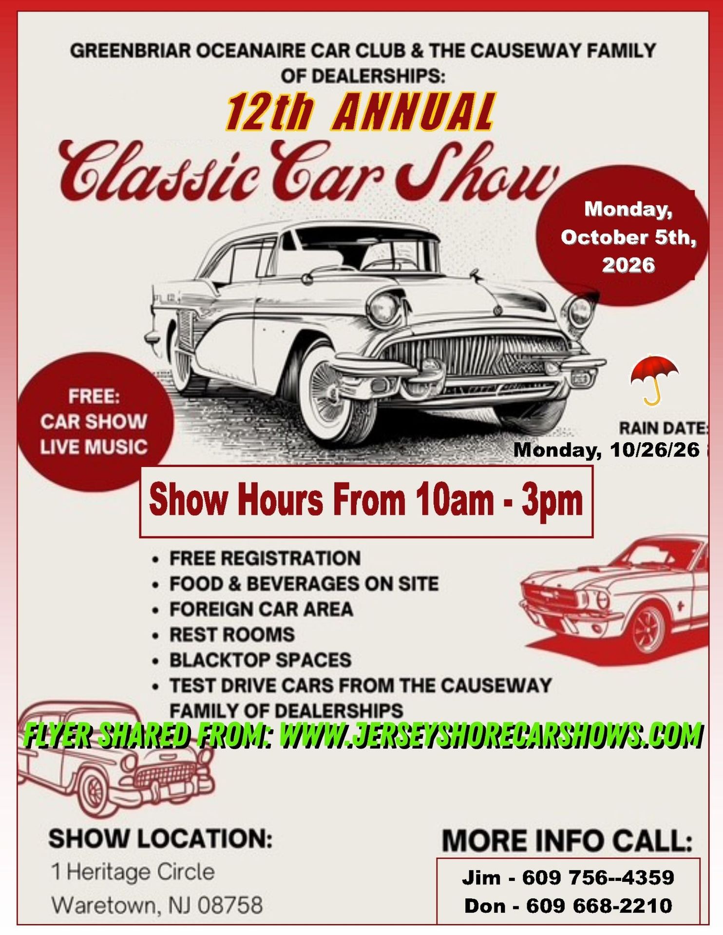 12th Annual Classic Car Show