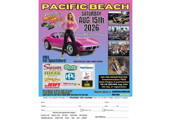 PACIFIC BEACH CAR SHOW! 'Wild Rides'