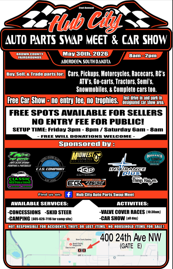Hub City Auto Parts Swap Meet %26 Car Show
