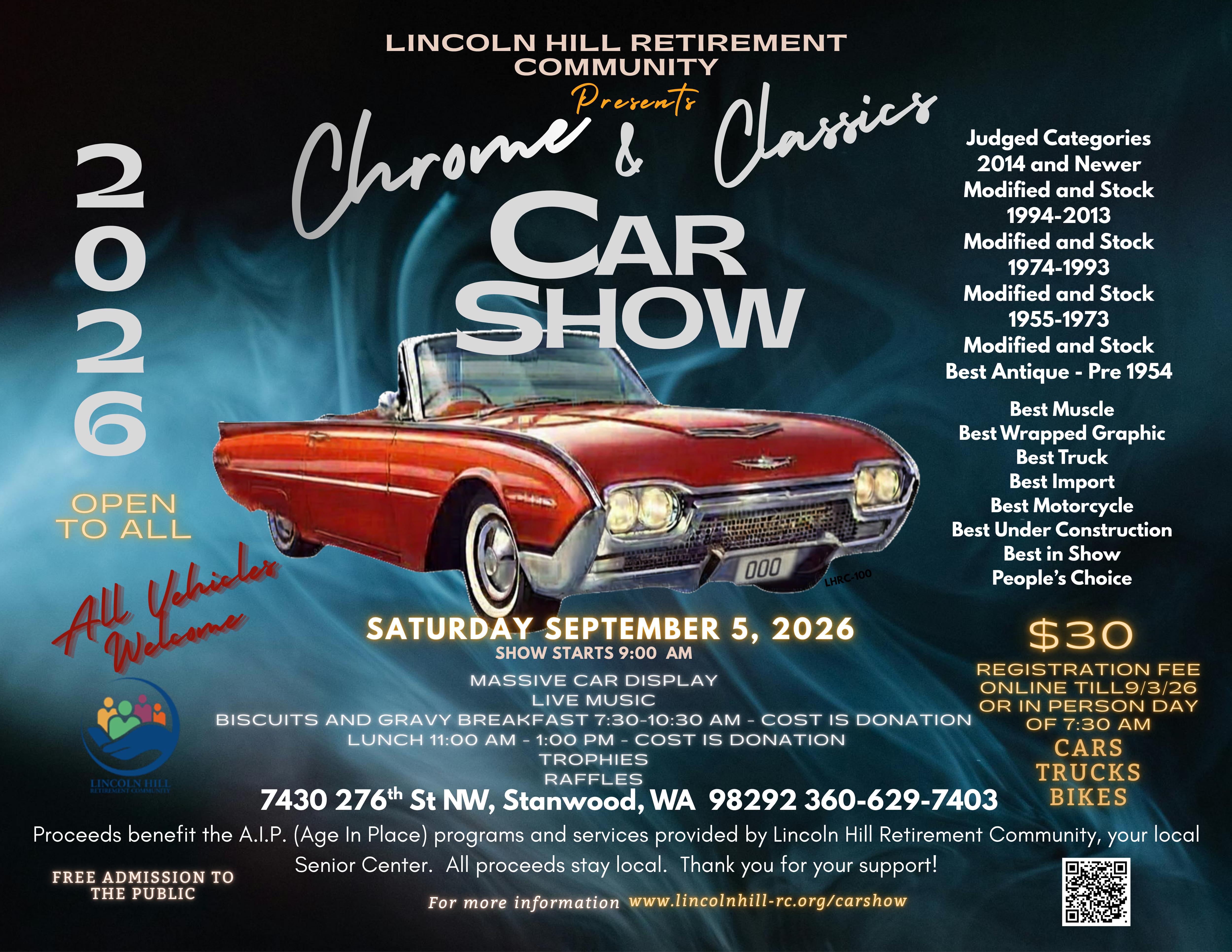 2026 Chrome & Classics Car Show