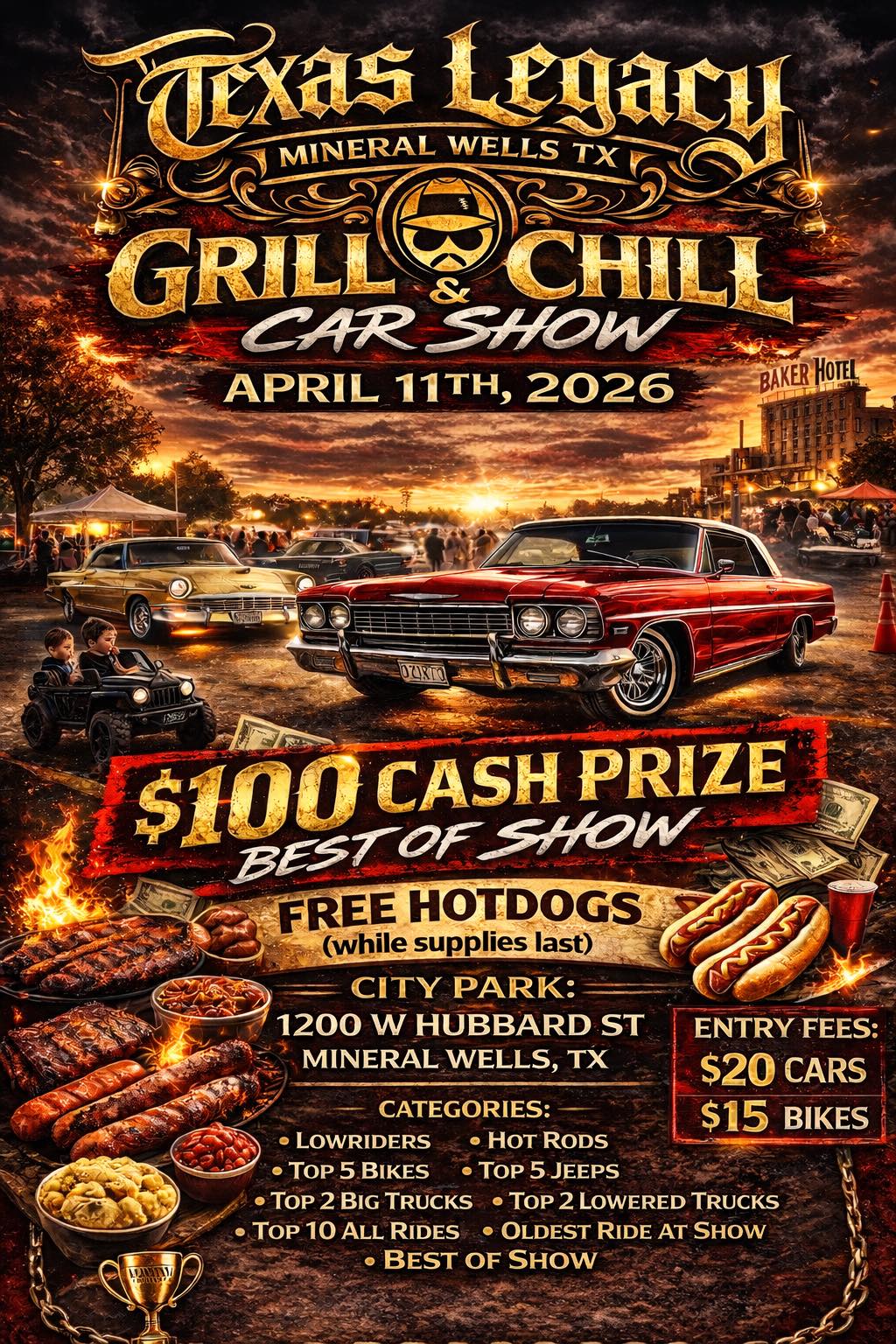 Texas Legacy - Grill & Chill Car Show