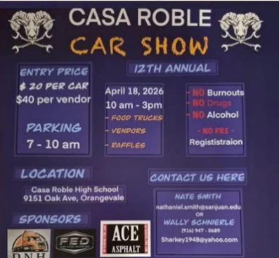 Casa Roble Car Show