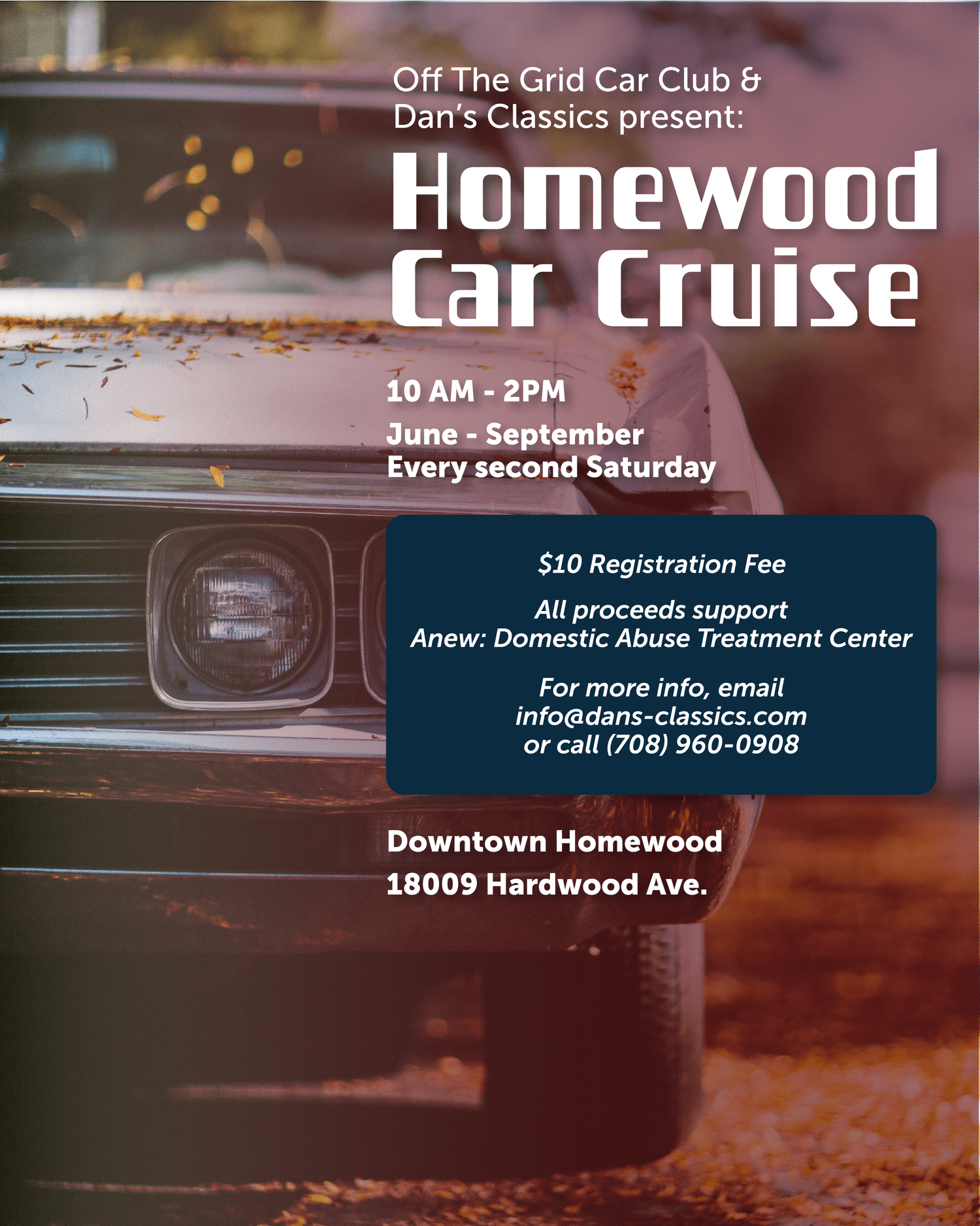 Homewood Car Cruise - OFF THE GRID CAR CLUB